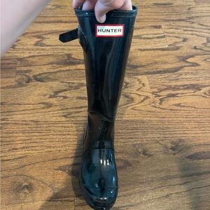Brand new hunter rainboots black